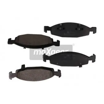 Jeu de 4 plaquettes de frein avant MAXGEAR 19-0886