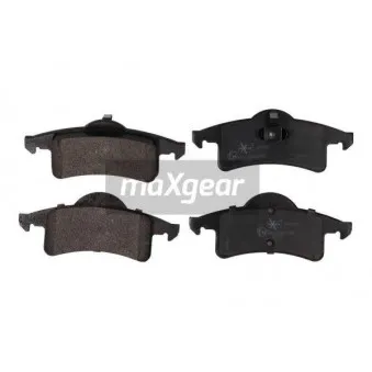 Jeu de 4 plaquettes de frein arrière MAXGEAR 19-0887