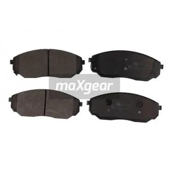 Jeu de 4 plaquettes de frein avant MAXGEAR 19-0888