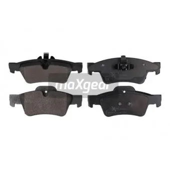 Jeu de 4 plaquettes de frein arrière MAXGEAR 19-0891