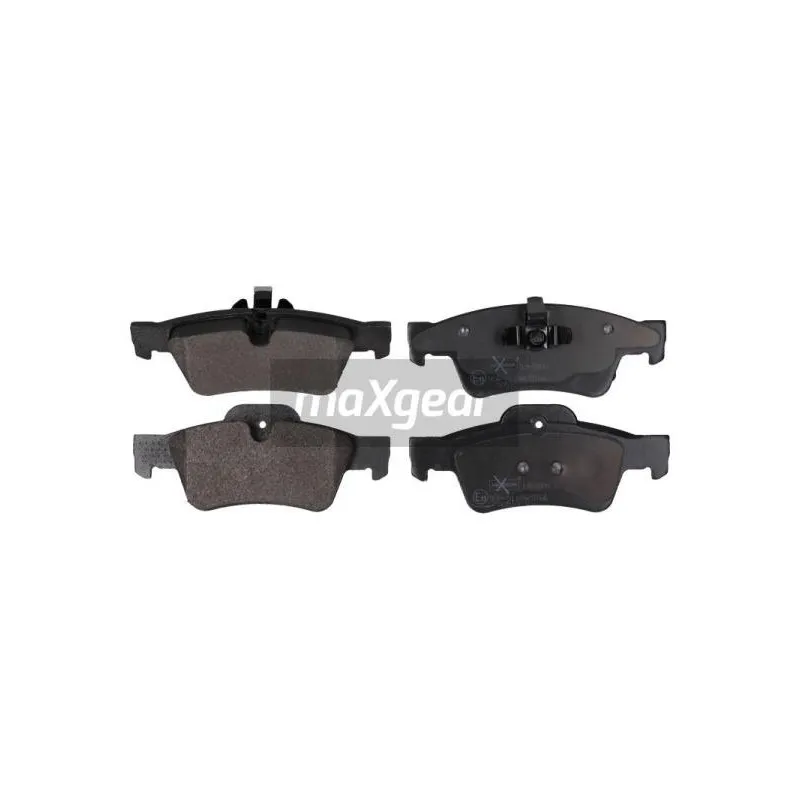 Jeu de 4 plaquettes de frein arrière MAXGEAR 19-0891