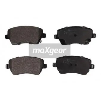 Jeu de 4 plaquettes de frein avant MAXGEAR 19-0892