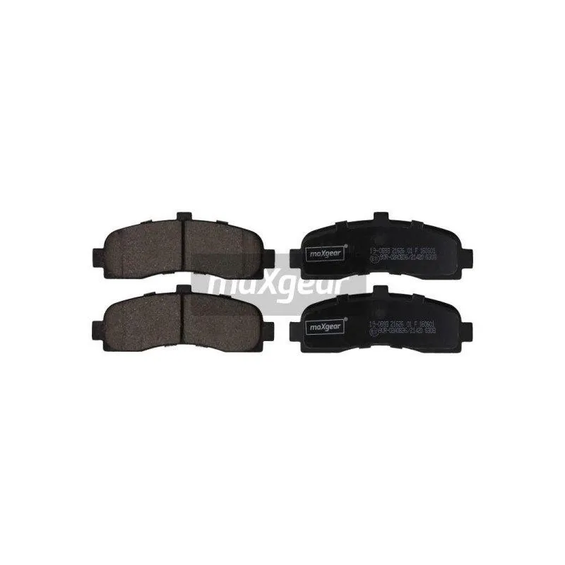 Jeu de 4 plaquettes de frein avant MAXGEAR 19-0893