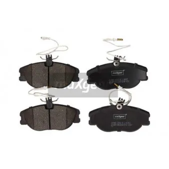 Jeu de 4 plaquettes de frein avant MAXGEAR 19-0896