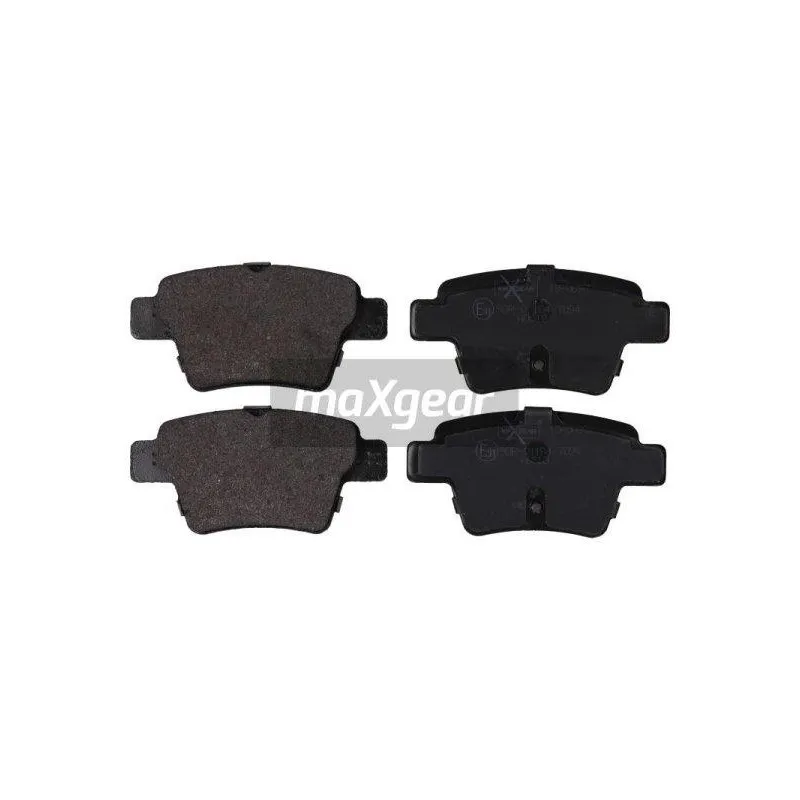 Jeu de 4 plaquettes de frein arrière MAXGEAR 19-0897