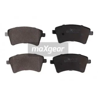Jeu de 4 plaquettes de frein avant MAXGEAR 19-0899
