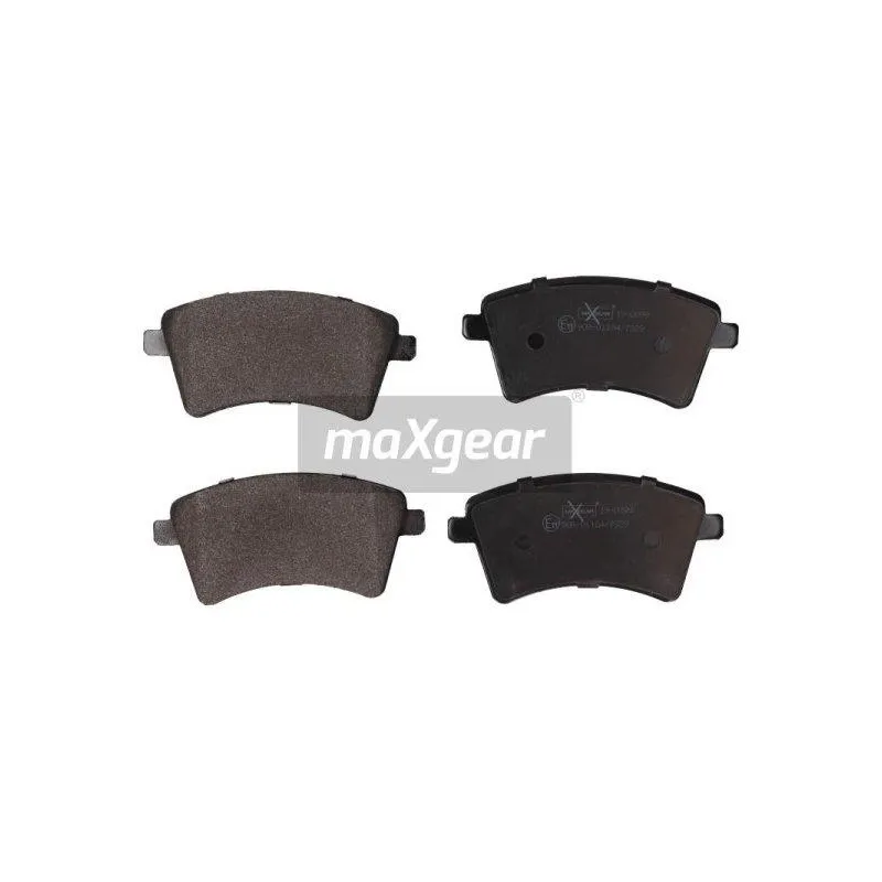 Jeu de 4 plaquettes de frein avant MAXGEAR 19-0899