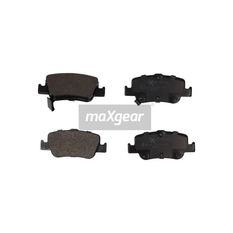 Jeu de 4 plaquettes de frein arrière MAXGEAR 19-0902