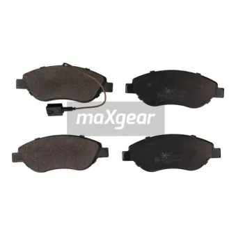 Jeu de 4 plaquettes de frein avant MAXGEAR 19-0904