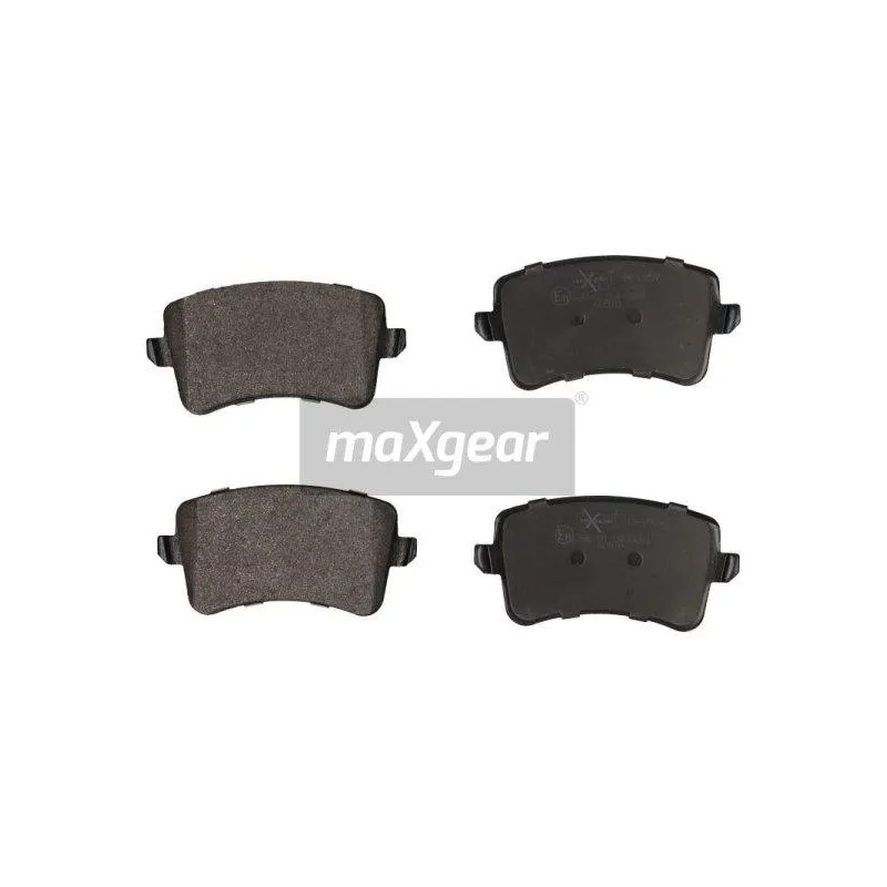 Jeu de 4 plaquettes de frein arrière MAXGEAR 19-0907