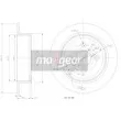 Jeu de 2 disques de frein arrière MAXGEAR 19-0962MAX - Visuel 2