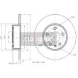 Jeu de 2 disques de frein arrière MAXGEAR 19-0981MAX - Visuel 2