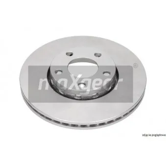 Jeu de 2 disques de frein avant MAXGEAR 19-1009MAX