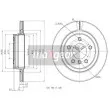 Jeu de 2 disques de frein arrière MAXGEAR 19-1018MAX - Visuel 2