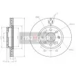 Jeu de 2 disques de frein avant MAXGEAR 19-1063MAX - Visuel 2