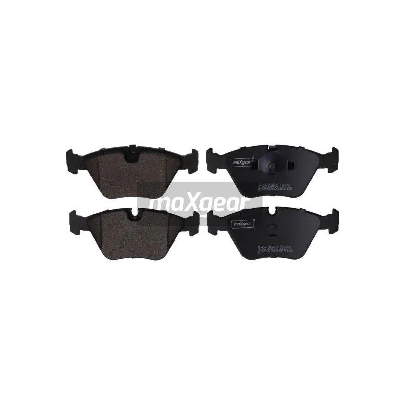 Jeu de 4 plaquettes de frein avant MAXGEAR 19-1076