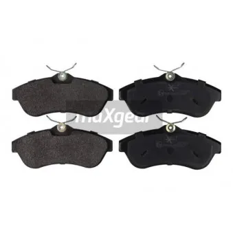 Jeu de 4 plaquettes de frein avant MAXGEAR 19-1081