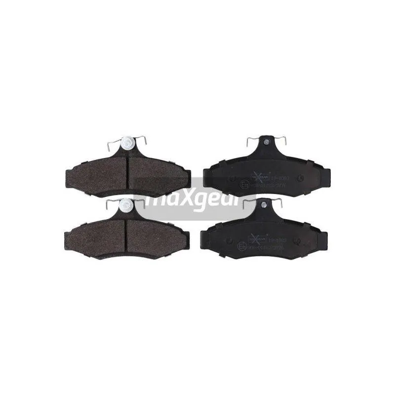 Jeu de 4 plaquettes de frein arrière MAXGEAR 19-1083