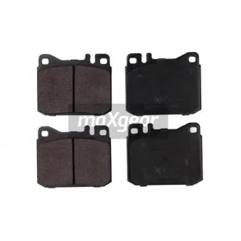 Jeu de 4 plaquettes de frein avant MAXGEAR 19-1084