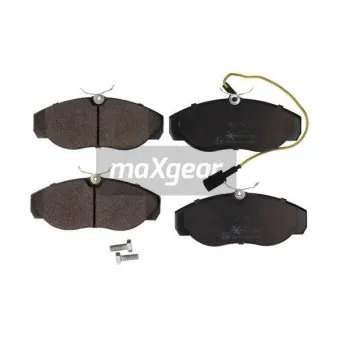 Jeu de 4 plaquettes de frein avant MAXGEAR 19-1085