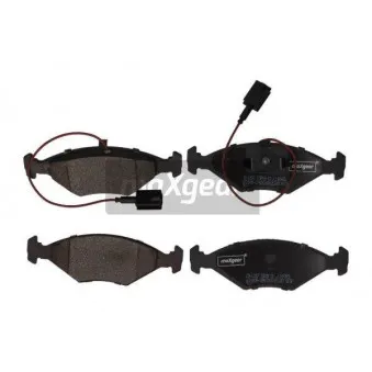Jeu de 4 plaquettes de frein avant MAXGEAR 19-1087