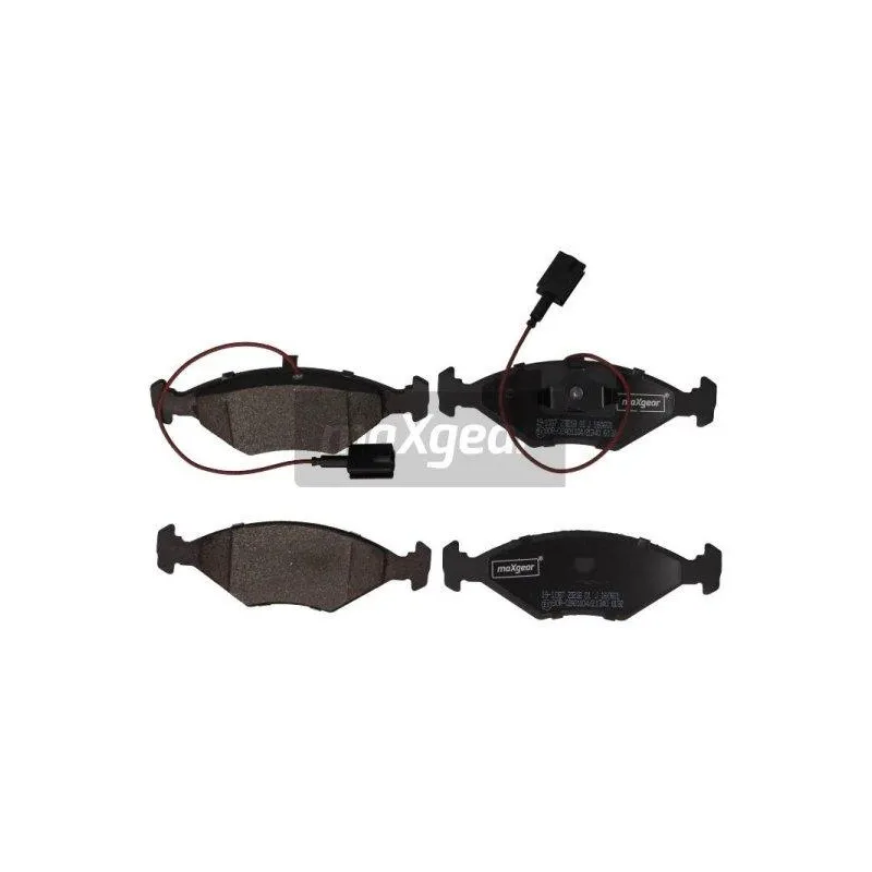 Jeu de 4 plaquettes de frein avant MAXGEAR 19-1087