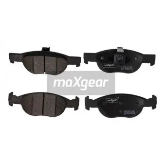 Jeu de 4 plaquettes de frein avant MAXGEAR 19-1089