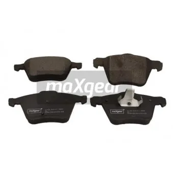 Jeu de 4 plaquettes de frein avant MAXGEAR 19-1092