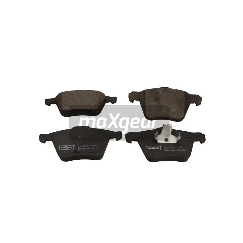 Jeu de 4 plaquettes de frein avant MAXGEAR 19-1092
