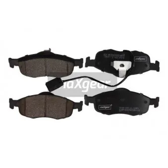 Jeu de 4 plaquettes de frein avant MAXGEAR 19-1093