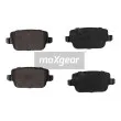 Jeu de 4 plaquettes de frein arrière MAXGEAR 19-1094 - Visuel 1