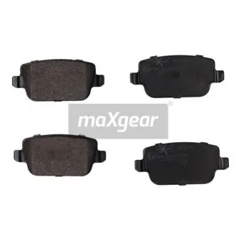 Jeu de 4 plaquettes de frein arrière MAXGEAR 19-1094