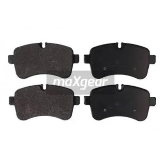 Jeu de 4 plaquettes de frein arrière MAXGEAR 19-1097