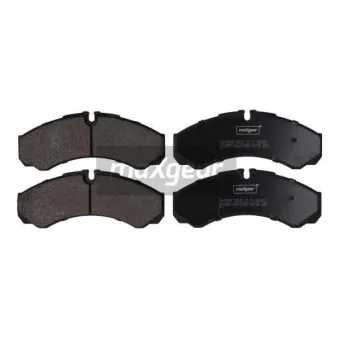 Jeu de 4 plaquettes de frein arrière MAXGEAR 19-1099