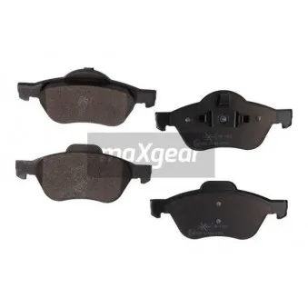 Jeu de 4 plaquettes de frein avant MAXGEAR 19-1102
