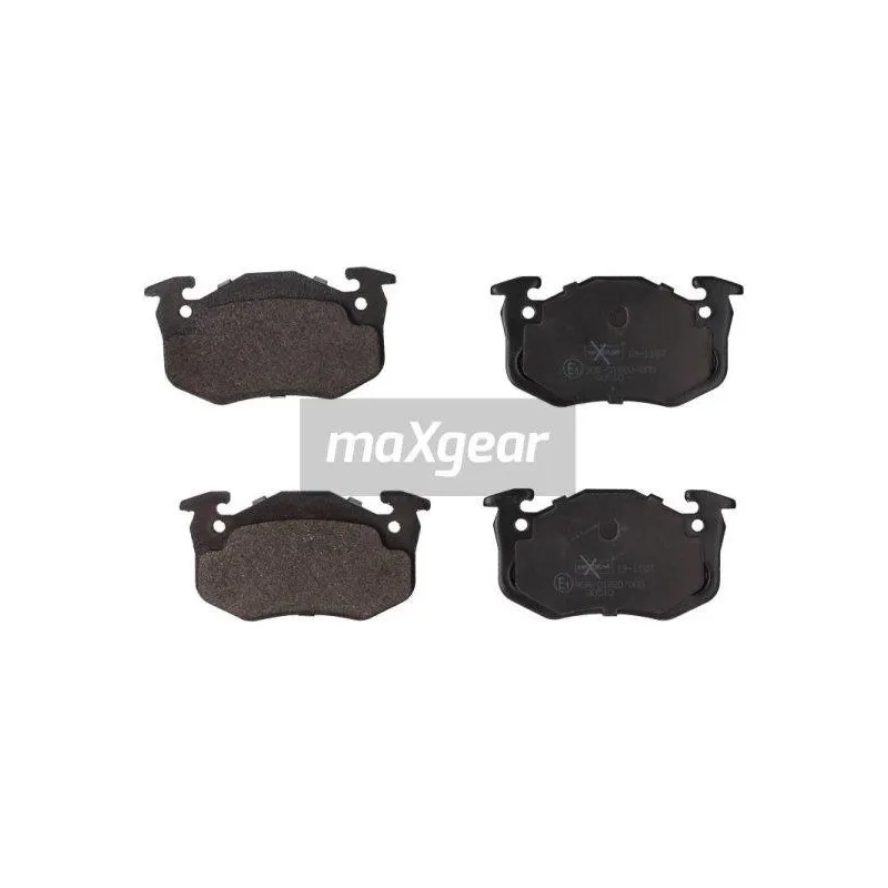 Jeu de 4 plaquettes de frein arrière MAXGEAR 19-1107