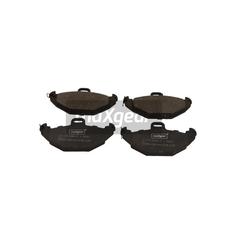 Jeu de 4 plaquettes de frein arrière MAXGEAR 19-1109
