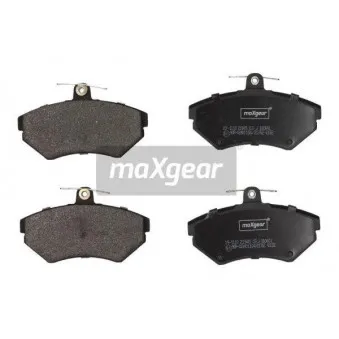 Jeu de 4 plaquettes de frein avant MAXGEAR 19-1110