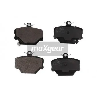 Jeu de 4 plaquettes de frein avant MAXGEAR 19-1113