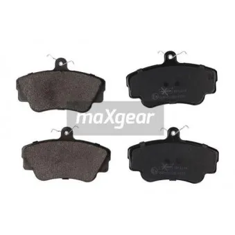 Jeu de 4 plaquettes de frein avant MAXGEAR 19-1114