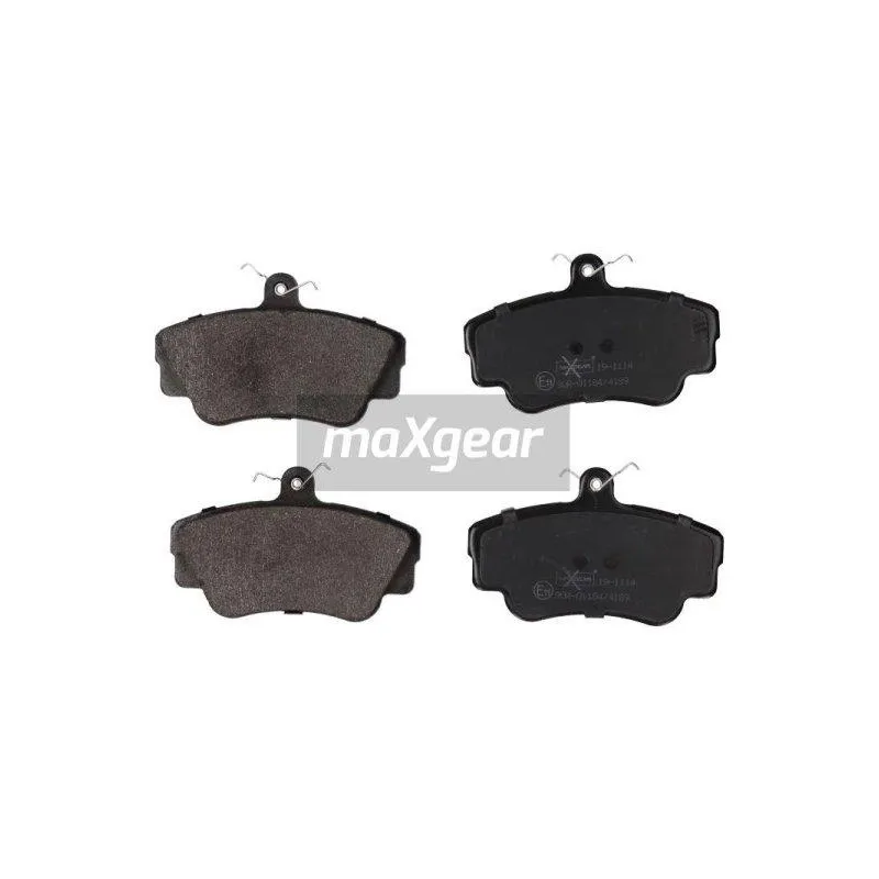 Jeu de 4 plaquettes de frein avant MAXGEAR 19-1114