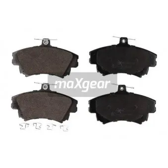 Jeu de 4 plaquettes de frein avant MAXGEAR 19-1116