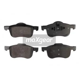 Jeu de 4 plaquettes de frein avant MAXGEAR 19-1117