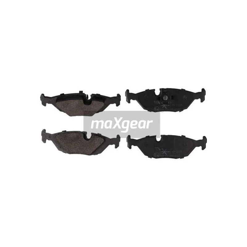 Jeu de 4 plaquettes de frein arrière MAXGEAR 19-1118