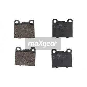 Jeu de 4 plaquettes de frein arrière MAXGEAR 19-1119