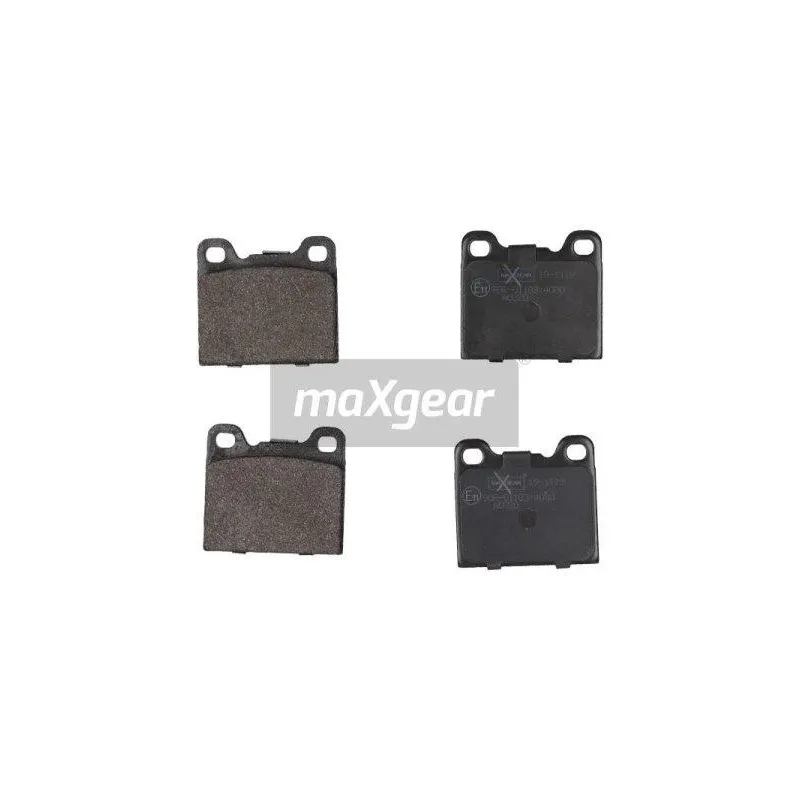 Jeu de 4 plaquettes de frein arrière MAXGEAR 19-1119