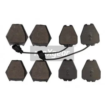 Jeu de 4 plaquettes de frein avant MAXGEAR 19-1121