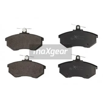 Jeu de 4 plaquettes de frein avant MAXGEAR 19-1123