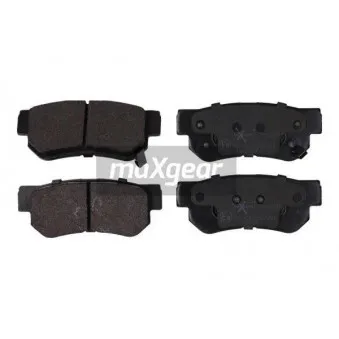 Jeu de 4 plaquettes de frein arrière MAXGEAR 19-1130