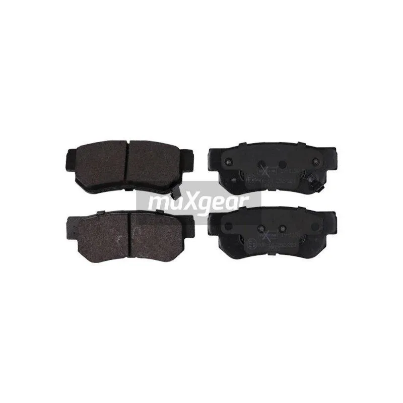 Jeu de 4 plaquettes de frein arrière MAXGEAR 19-1130